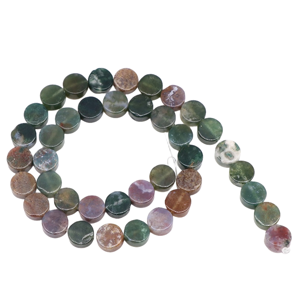 D10X5MM Flat Disc Gemstone Beads for Making Jewelry  Dount & Coin Stone & Crystal