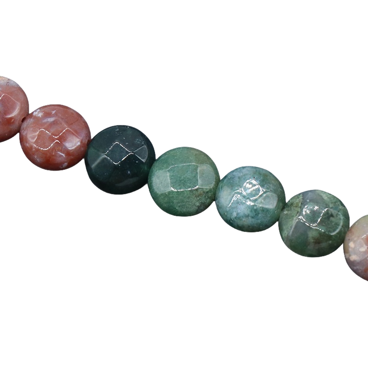 D8X5MM Faceted Round Coin Gemstone Beads for Making Jewelry Natural Stone & Crystal Donut