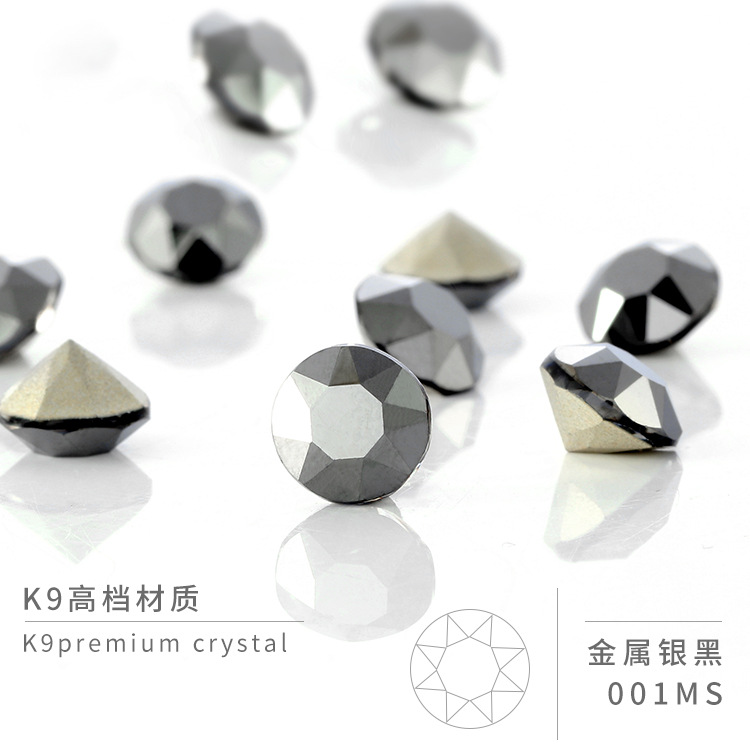 Rhinestones Glass Beads for Crafts Nails Makeup Bags and Shoes Decoration K9 Crystal Gemstones 