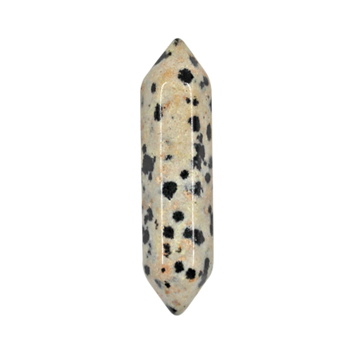 Hexagonal Prism Gemstone Beads Rings for  Women  Wrapped Silver Wire Chakra Charms Crystal Pointed Jewelry