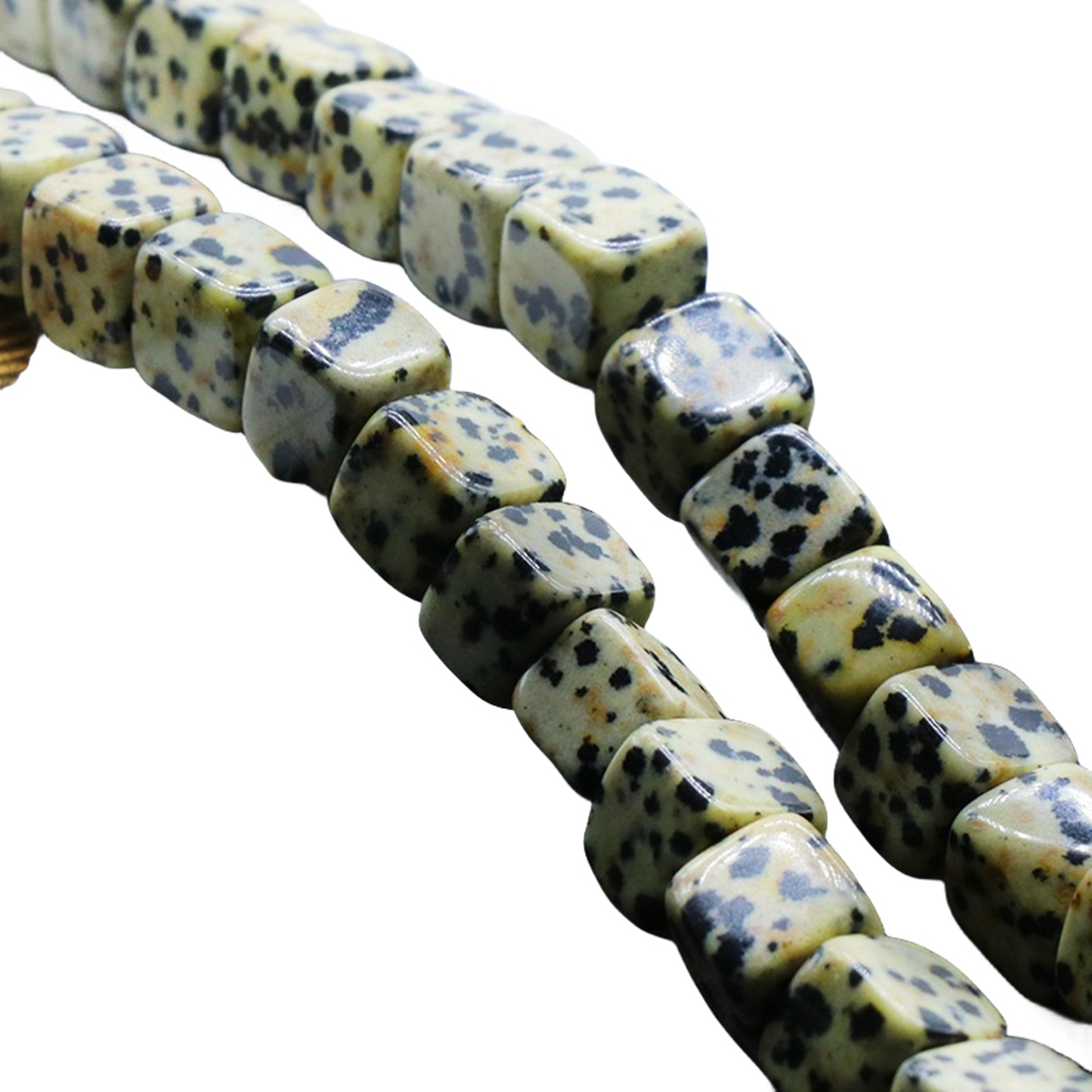 10X10MM Loose Natural Gemstone Cube Beads for Making Jewelry (Approx 38PCS/Strand)