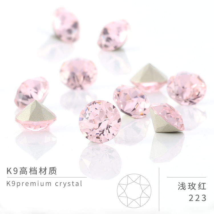 Rhinestones Glass Beads for Crafts Nails Makeup Bags and Shoes Decoration K9 Crystal Gemstones 