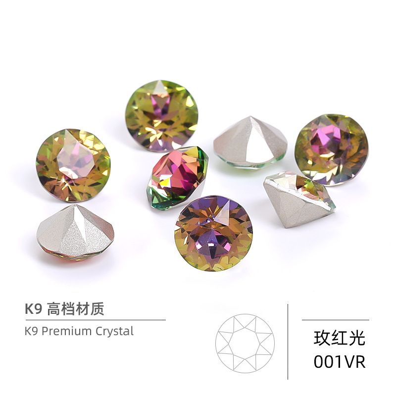 Rhinestones Glass Beads for Crafts Nails Makeup Bags and Shoes Decoration K9 Crystal Gemstones 