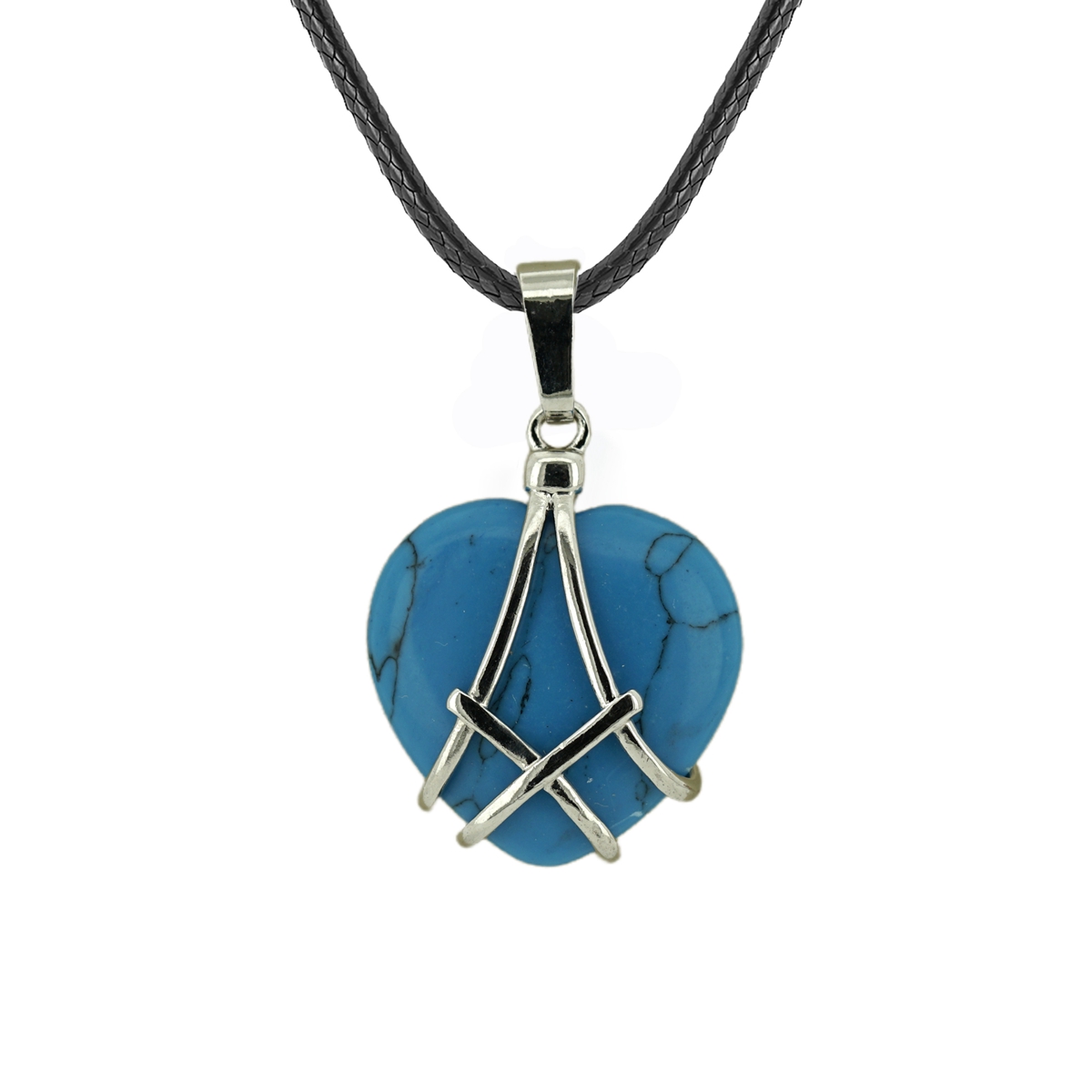 Best Friend Necklace for Women Girls Diamond Barbie Castle Gemstone Heart Pendant SN1392S