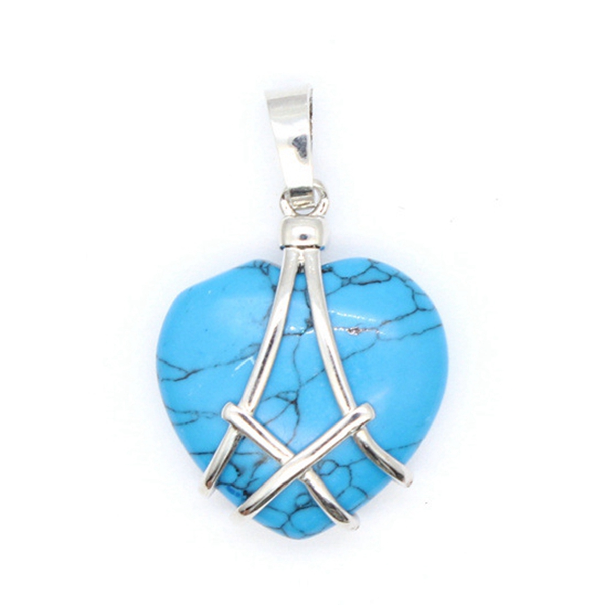 Best Friend Necklace for Women Girls Diamond Barbie Castle Gemstone Heart Pendant SN1392S