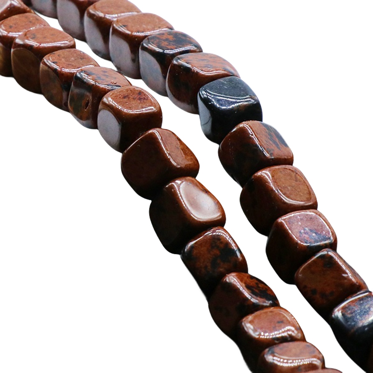 10X10MM Loose Natural Gemstone Cube Beads for Making Jewelry (Approx 38PCS/Strand)