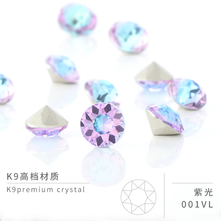 Rhinestones Glass Beads for Crafts Nails Makeup Bags and Shoes Decoration K9 Crystal Gemstones 