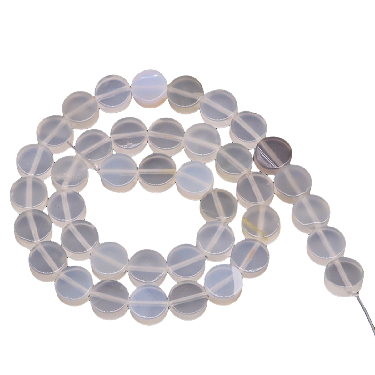 D10X5MM Flat Disc Gemstone Beads for Making Jewelry  Dount & Coin Stone & Crystal