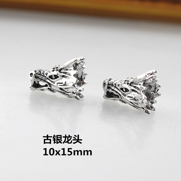 Alloy Dragon Head  Beads for DIY Making Jewelry