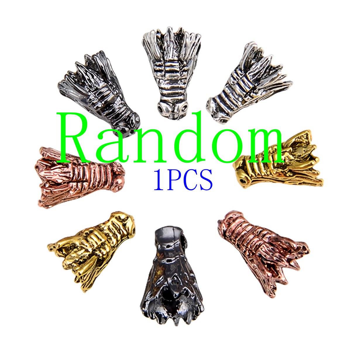 Alloy Dragon Head  Beads for DIY Making Jewelry