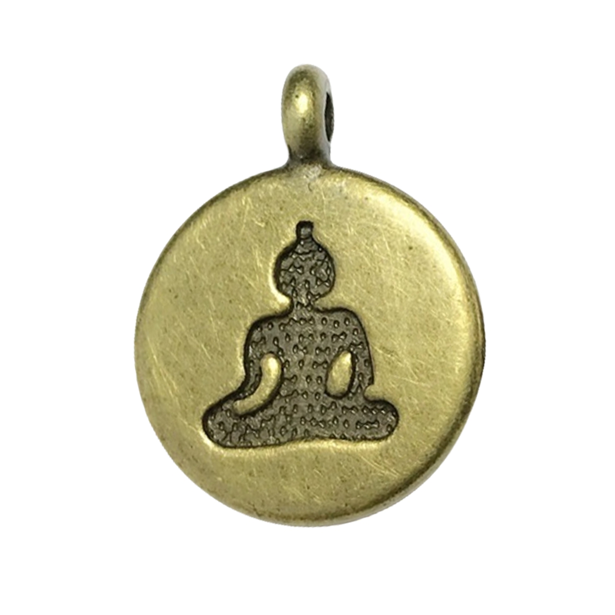 Flat Alloy Disc Beads for Making Jewelry 