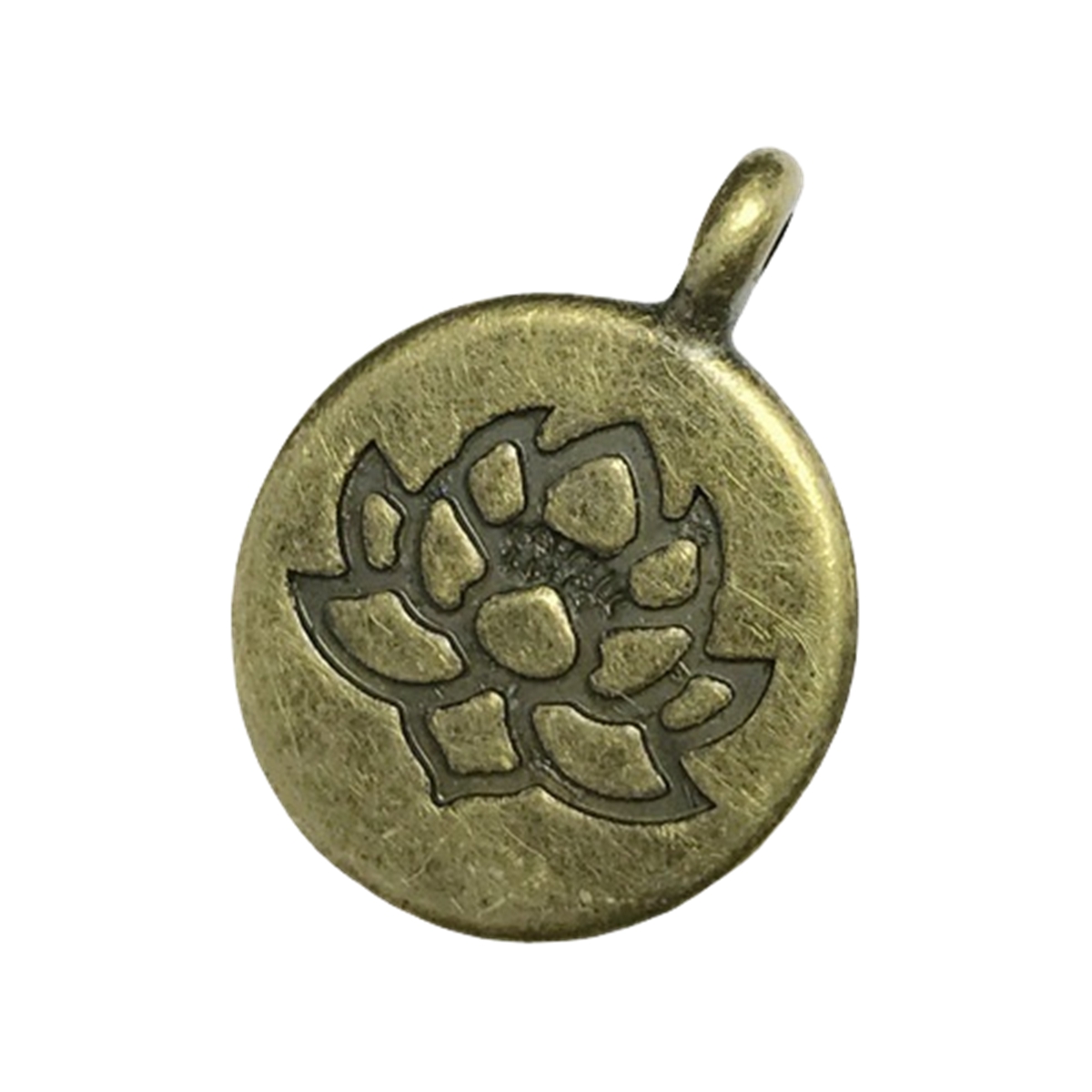 Flat Alloy Disc Beads for Making Jewelry 