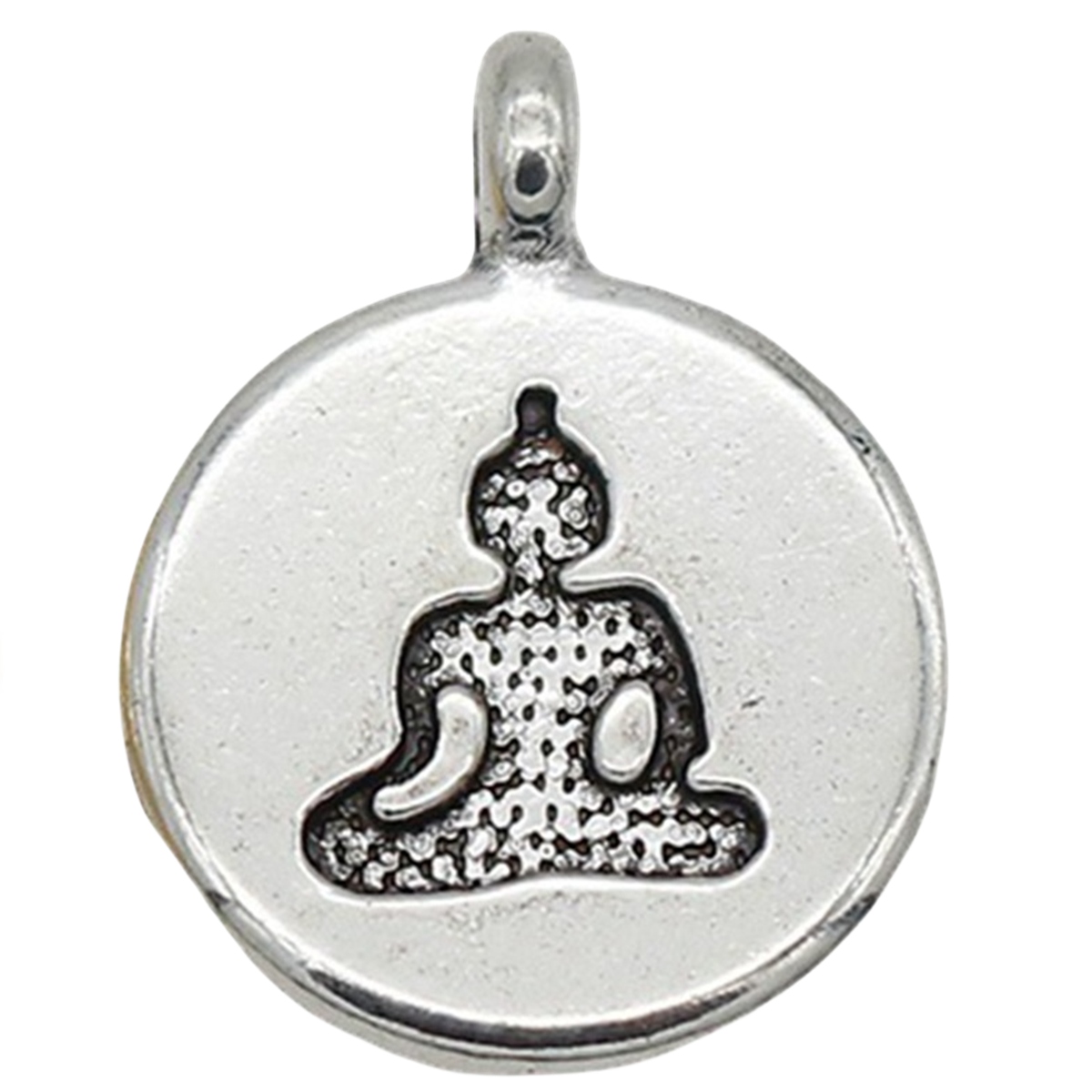 Flat Alloy Disc Beads for Making Jewelry 