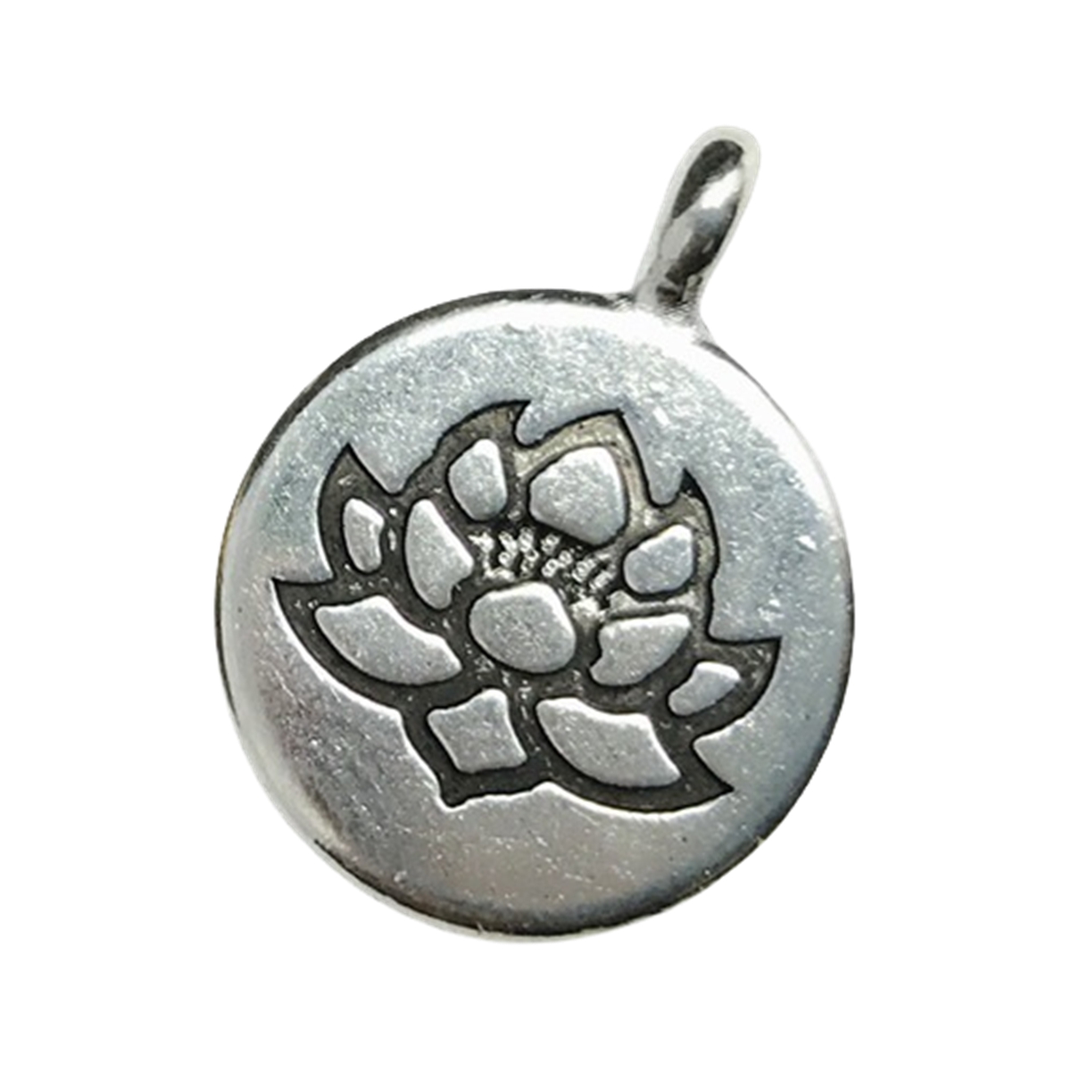 Flat Alloy Disc Beads for Making Jewelry 