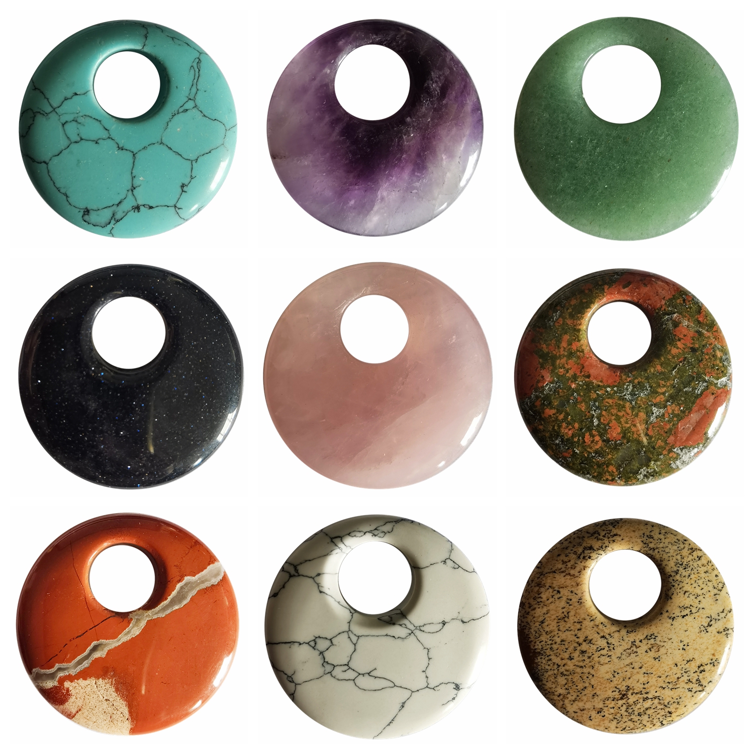 30MM Dount Gemstone For Jewelry Making