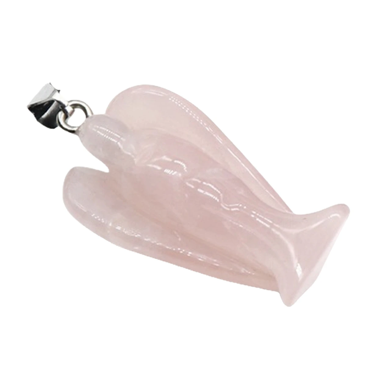 1.0Inch Handmade Craved Gemstone Angel Pendant for Making Jewelry