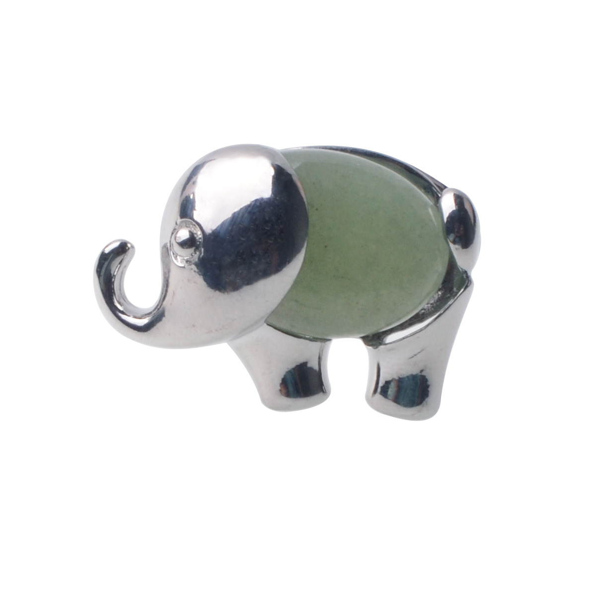 Silver Elephant natural Stone Rings Vintage Crystal and Rhinestones Silver  Rings Tribal Accessory for Women men