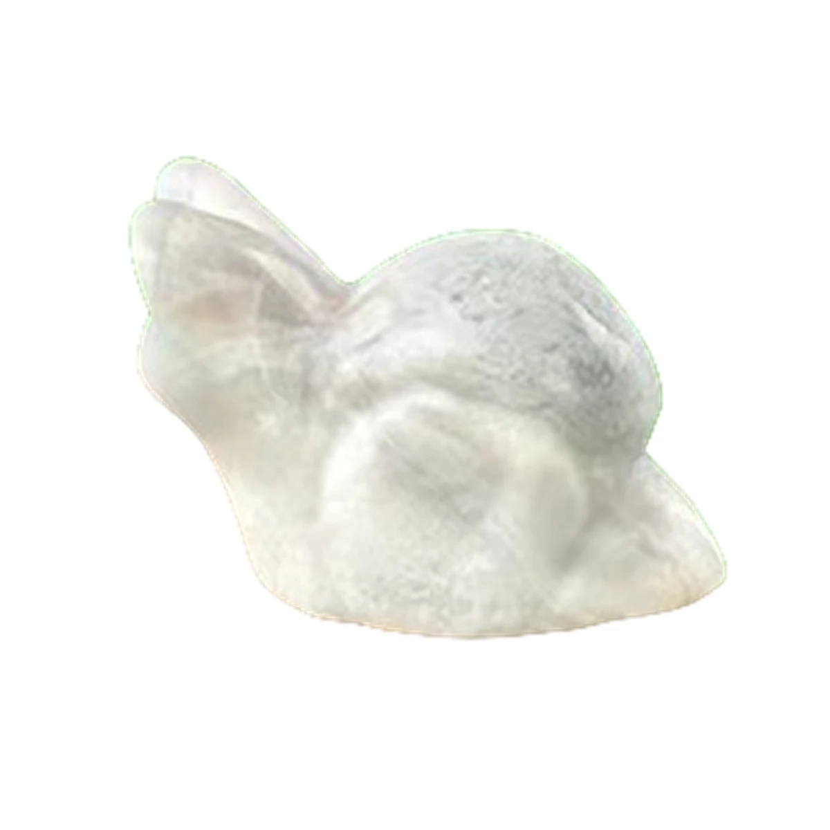 Crystal Snail Decor Figurine, 1" Hand Carved Healing Reiki Animal Gemstone Statues Toy Pocket Garden Decoration Sculpture for Home Office