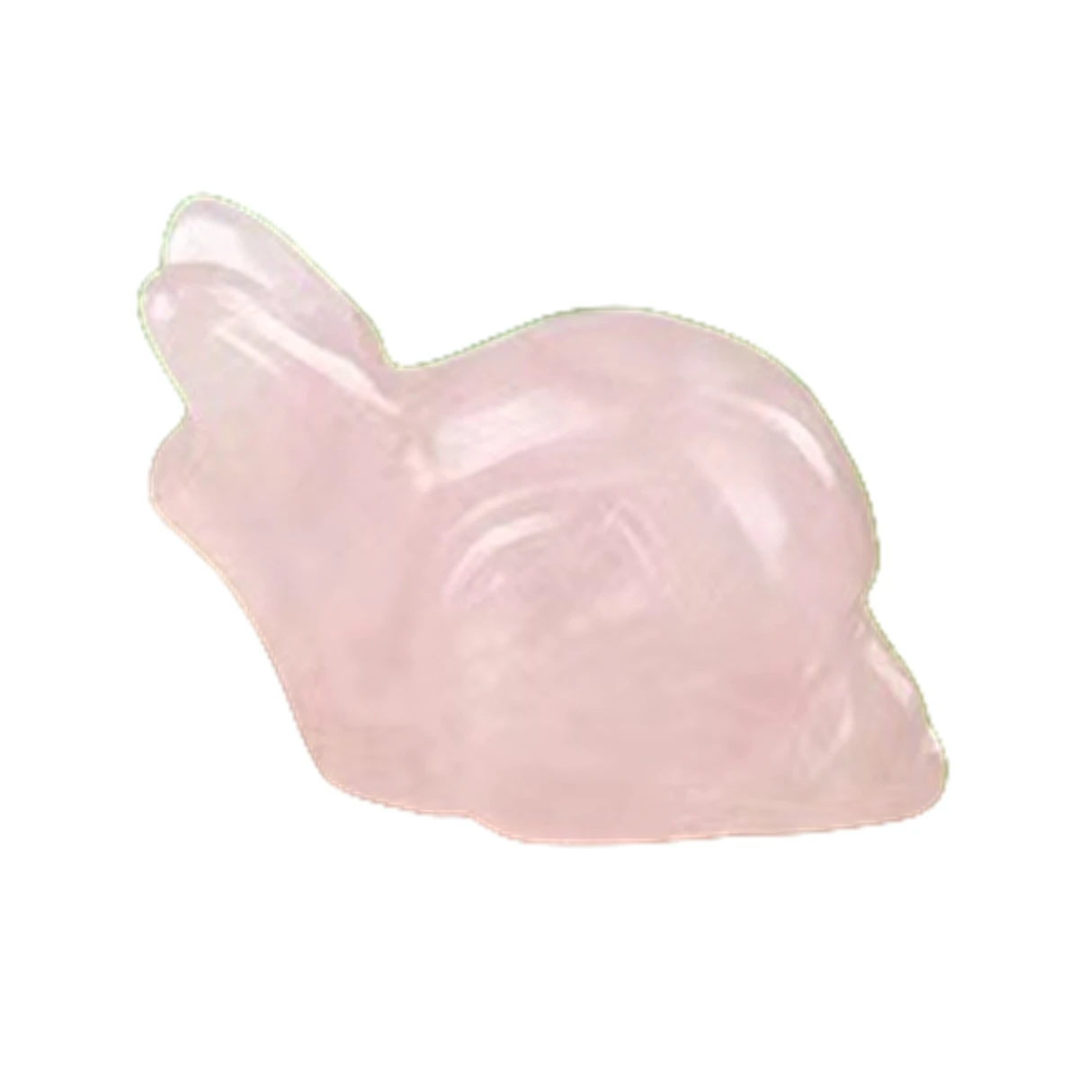 Crystal Snail Decor Figurine, 1" Hand Carved Healing Reiki Animal Gemstone Statues Toy Pocket Garden Decoration Sculpture for Home Office