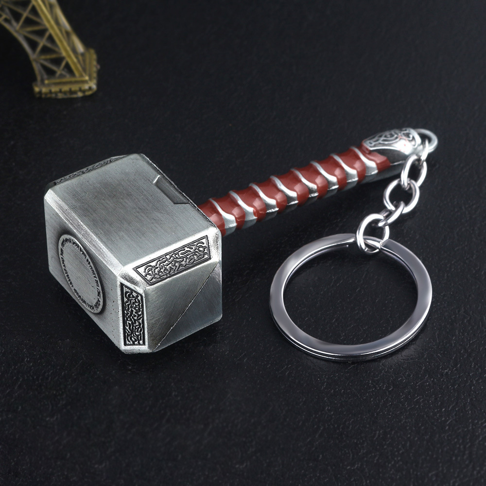 Metal Hammer Keychain Hammer Key Ring, Cool Gifts for Men, Husband, Boyfriend