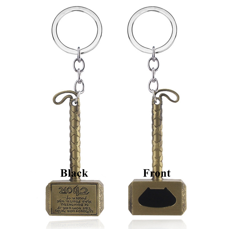 Metal Hammer Opener Keychain Hammer Key Ring, Cool Gifts for Men, Husband, Boyfriend