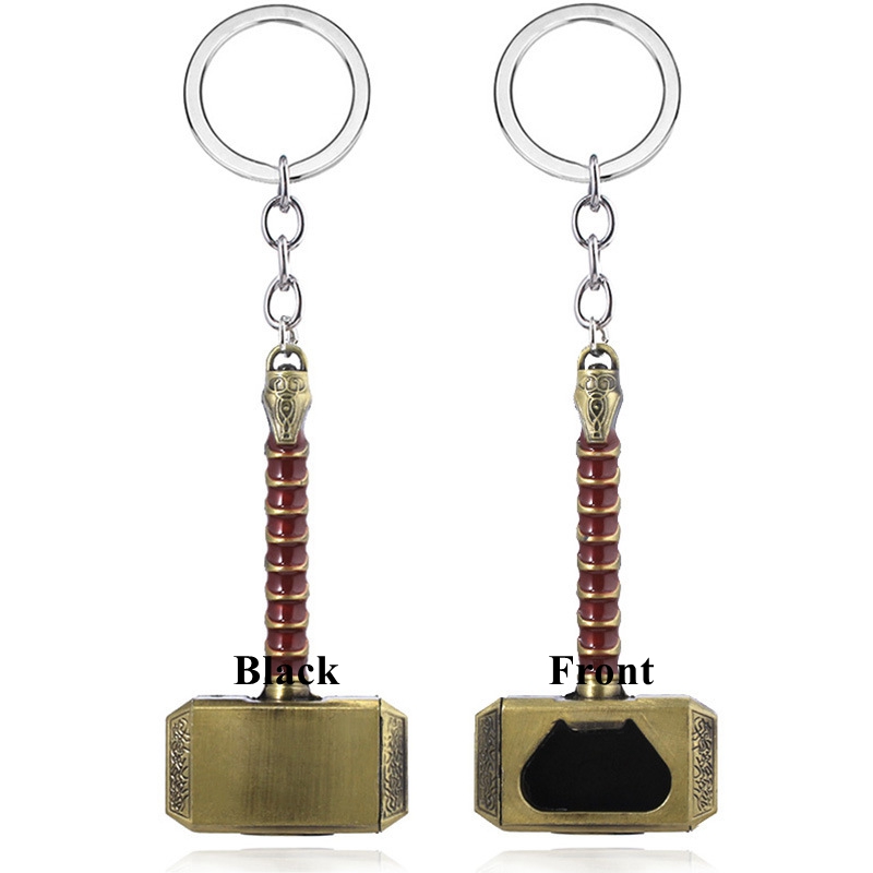 Metal Hammer Opener Keychain Hammer Key Ring, Cool Gifts for Men, Husband, Boyfriend