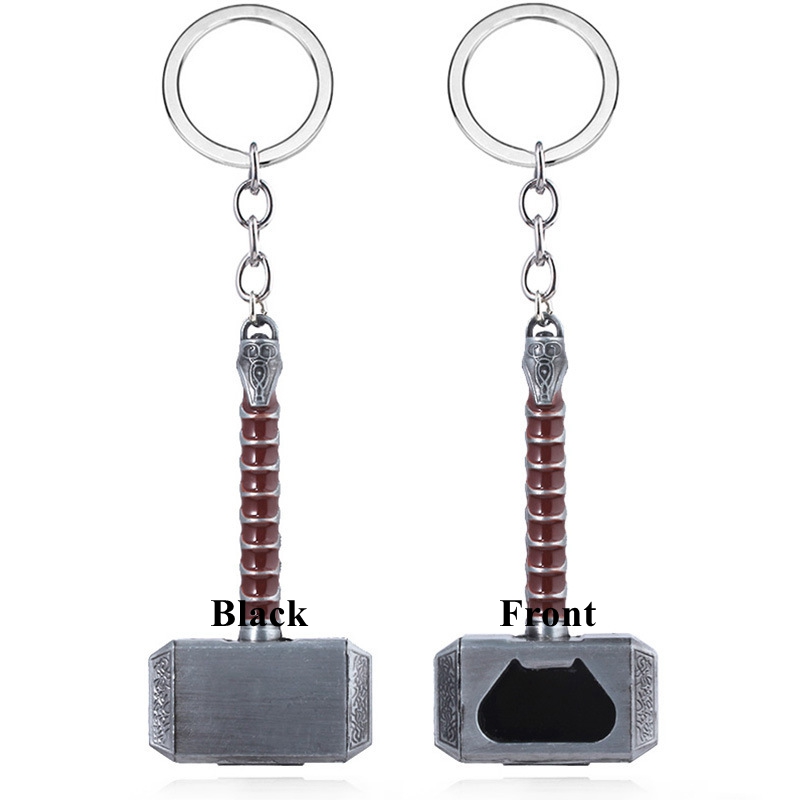 Metal Hammer Opener Keychain Hammer Key Ring, Cool Gifts for Men, Husband, Boyfriend