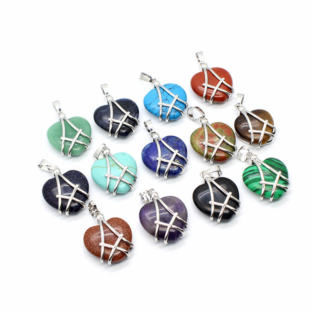 Best Friend Necklace for Women Girls Diamond Barbie Castle Gemstone Heart Pendant SN1392S