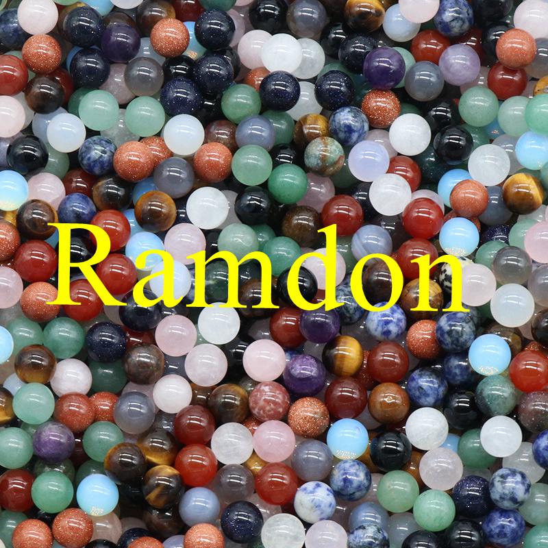 10PCS 10mm Natural Gemstone Polished Sphere Healing Crystal Rocks Ball Mineral Collection Decoration Kit