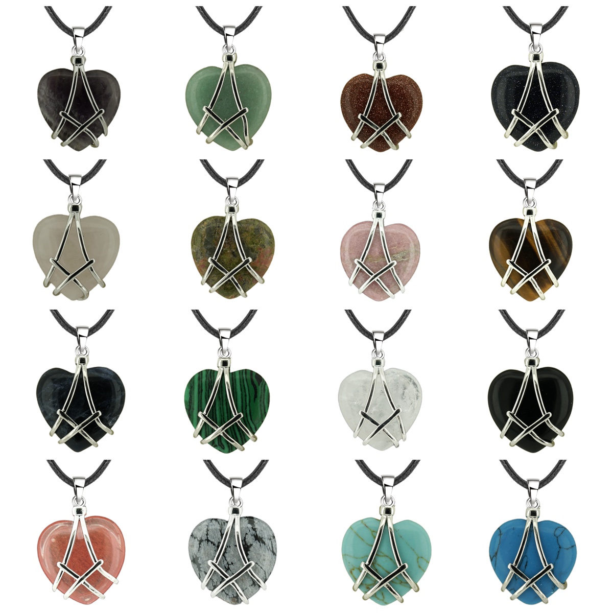 Best Friend Necklace for Women Girls Diamond Barbie Castle Gemstone Heart Pendant SN1392S