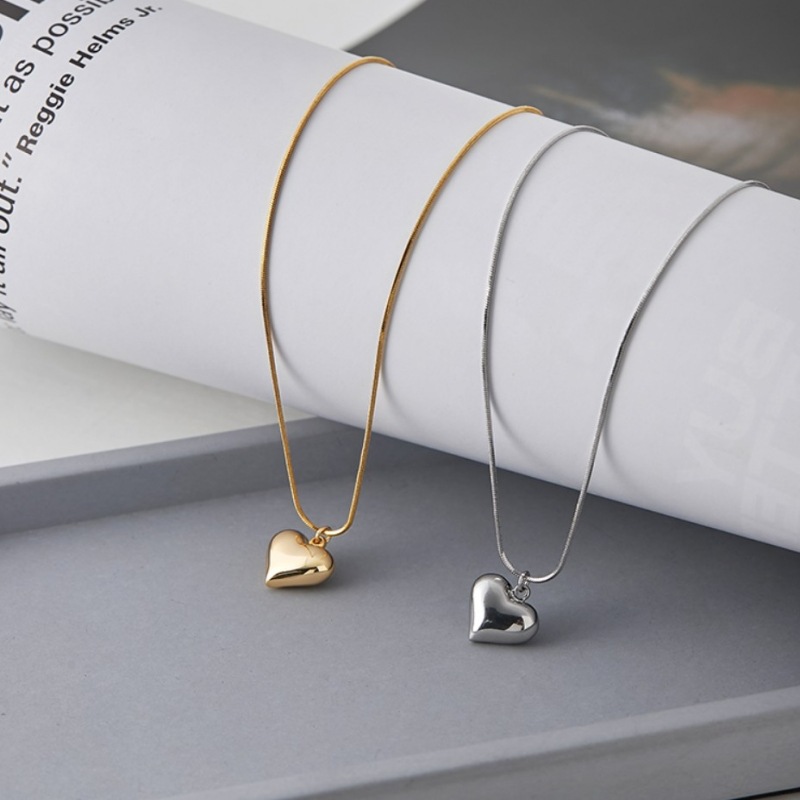 Love Heart Pendant Necklace for Women Men SN1479 Dainty Love Chain  Choker Valentine’s Day Mothers Day Jewelry Gifts for Her