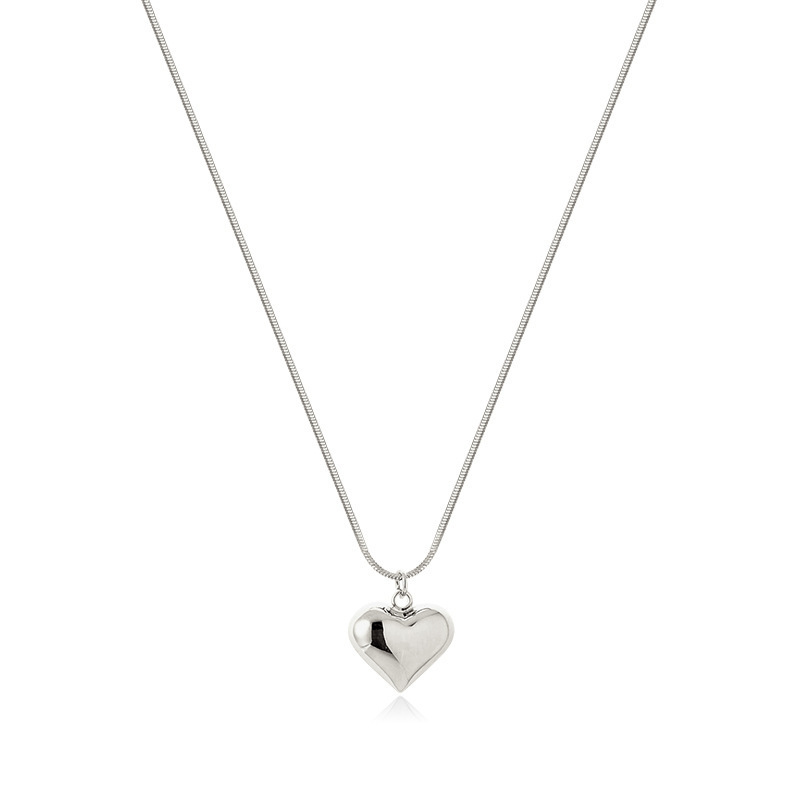 Love Heart Pendant Necklace for Women Men SN1479 Dainty Love Chain  Choker Valentine’s Day Mothers Day Jewelry Gifts for Her