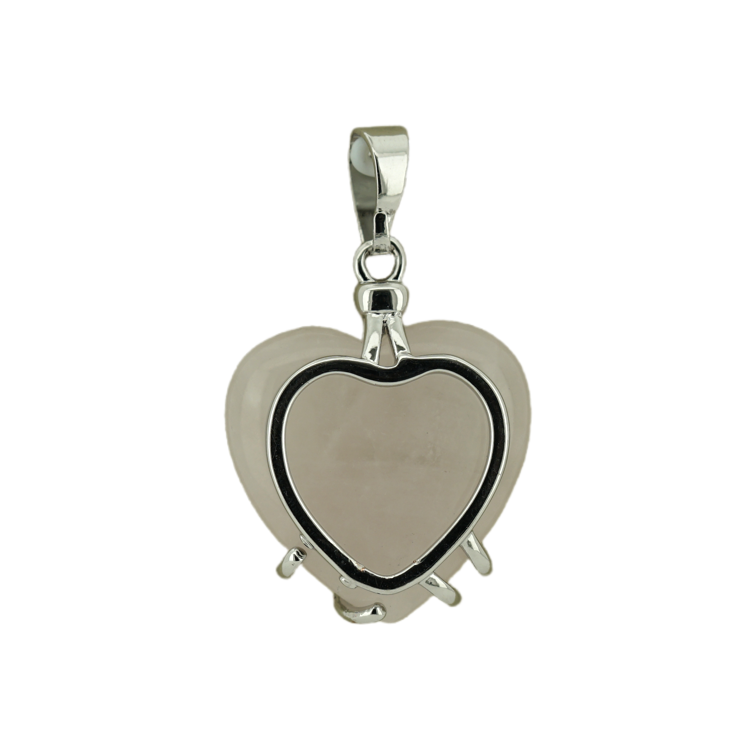 Natural Gemstone Diamond Barbie Castle Heart Pendant for Making Jewelry Necklace Earrings SP1392S