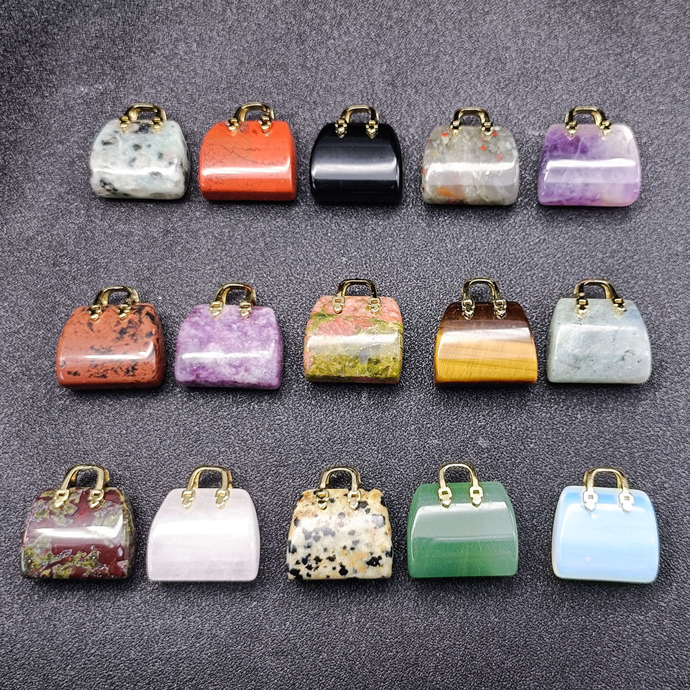 Handmade Craved Mini Handbag Pendant 25x27MM  SP1439