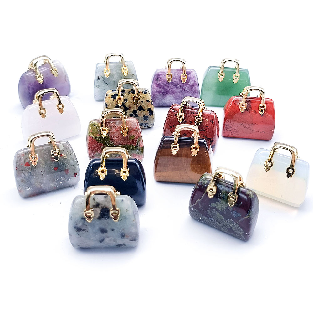 Handmade Craved Mini Handbag Pendant 25x27MM  SP1439