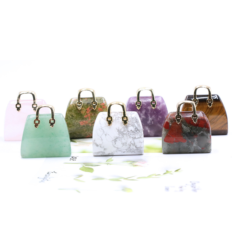 Handmade Craved Mini Handbag Pendant 25x27MM  SP1439