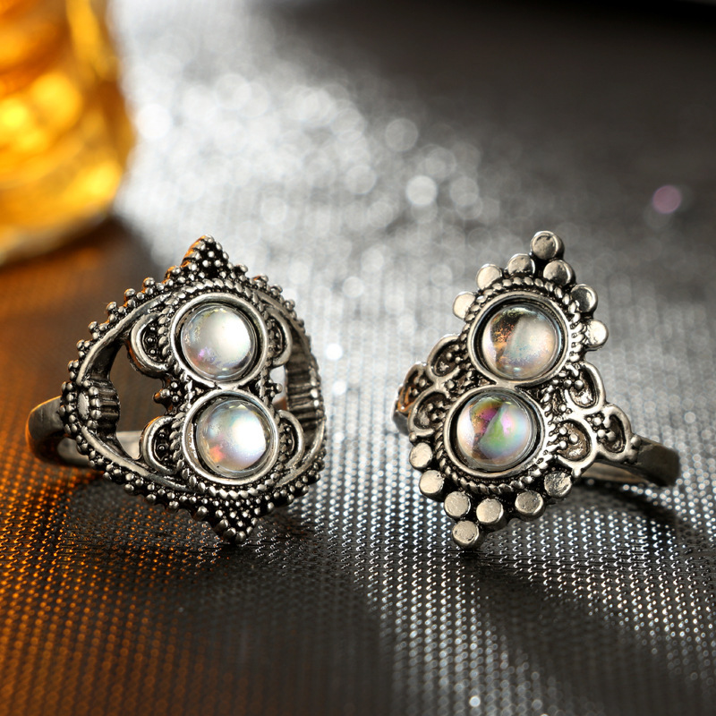 Alloy Stackable Knuckle Set Rings for Women Girls 