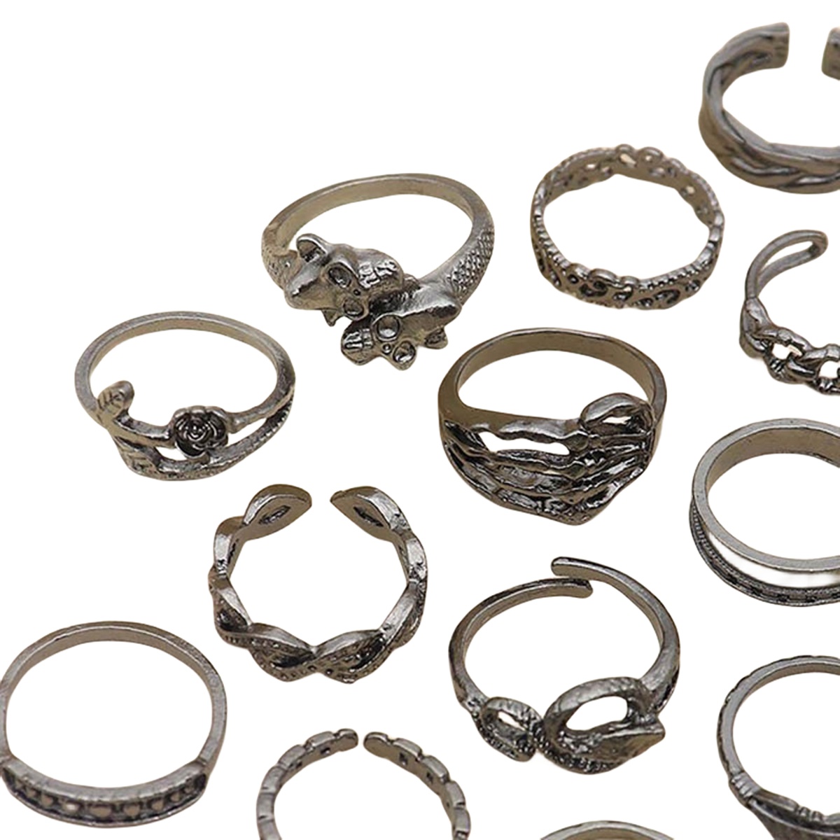 13PCS Alloy Stackable Knuckle Set Rings for Women Girls SR0127