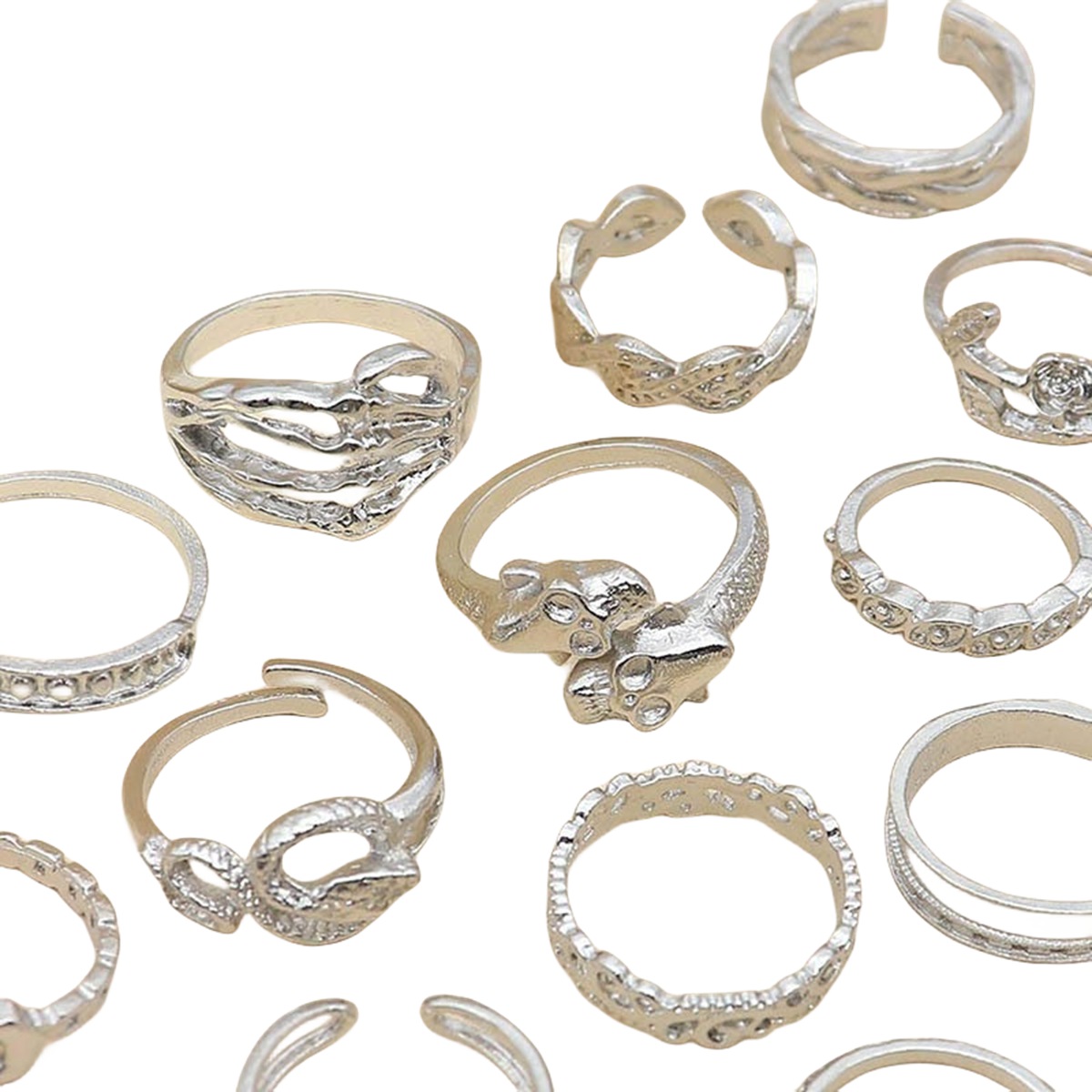 13PCS Alloy Stackable Knuckle Set Rings for Women Girls SR0127