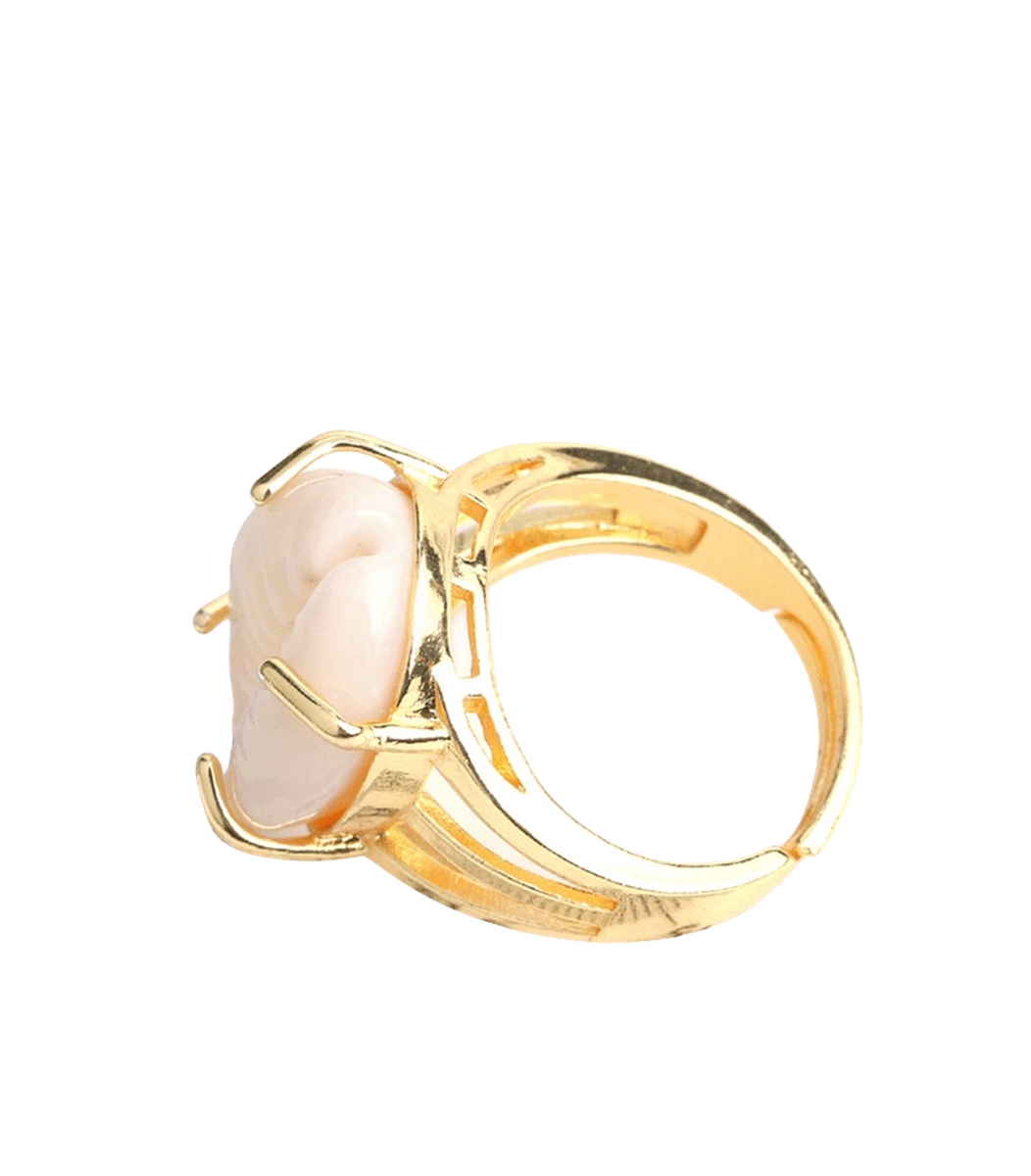 Natural Sea Conch Shell Rings For Women Anniversary Birthday Wedding Gift 