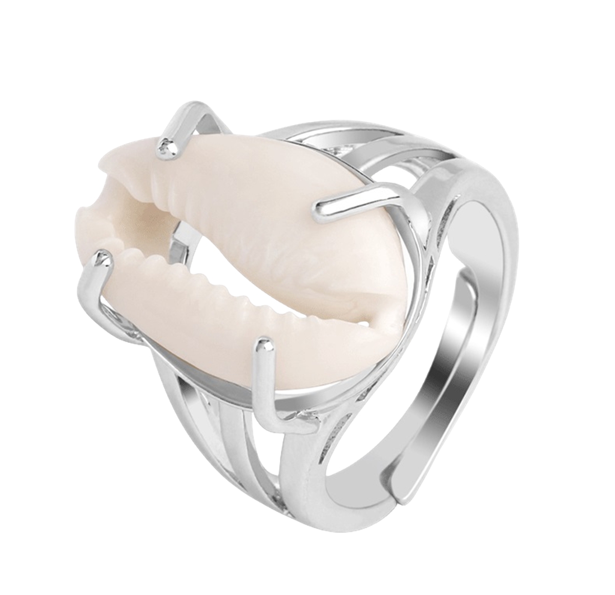 Natural Sea Conch Shell Rings For Women Anniversary Birthday Wedding Gift 