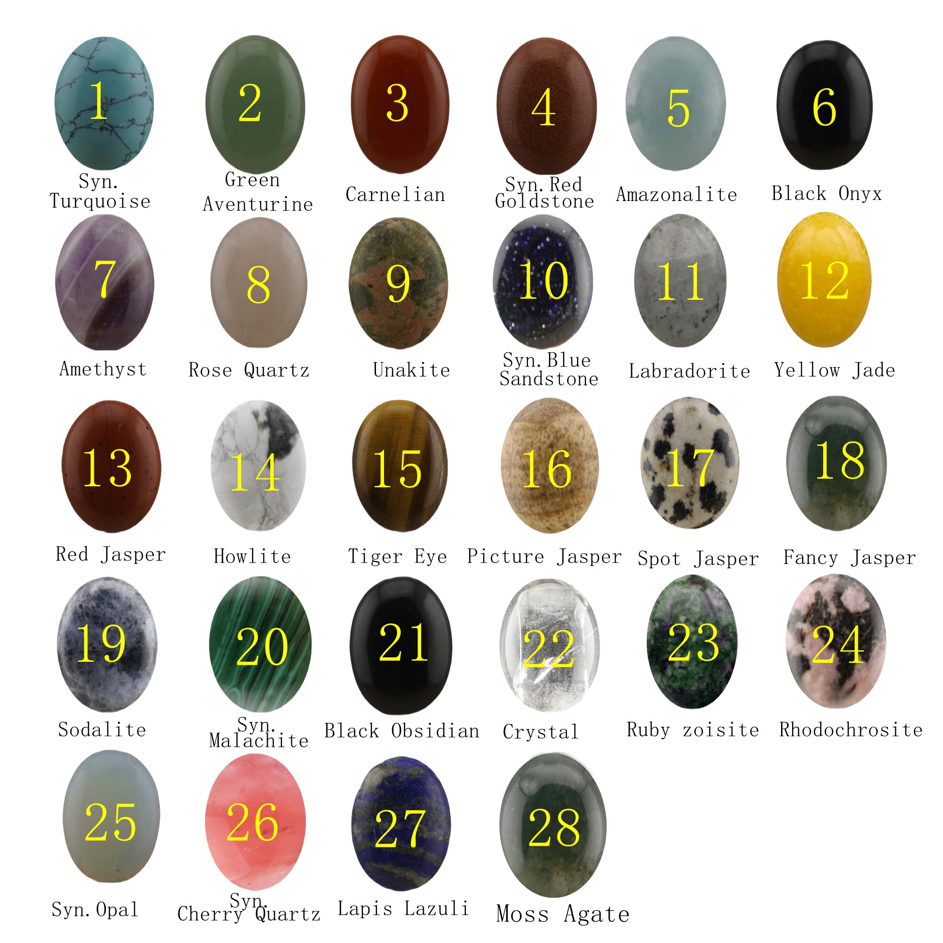 Silver Stone Rings for Women Men Adjustable 13x18MM Teardrop Gemstone Cabochons SR0186S