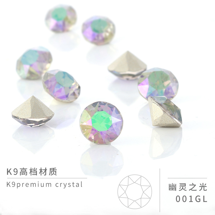 Rhinestones Glass Beads for Crafts Nails Makeup Bags and Shoes Decoration K9 Crystal Gemstones 