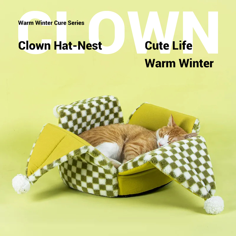 Winter Cat Nest Warm Joker Style Removable and Washable Cat Bed Cat Small Dog Pet Sleep Sofa
