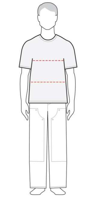 measure men's shirt