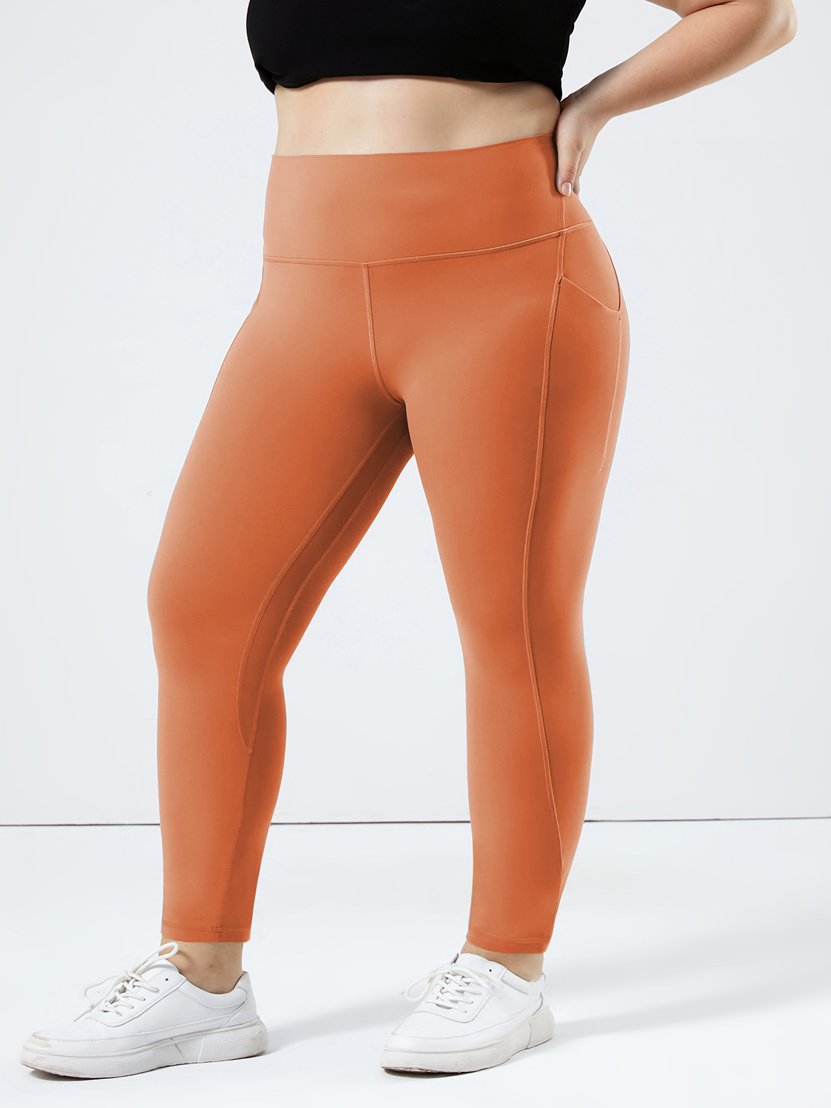 High Waisted Pockets Legging With
