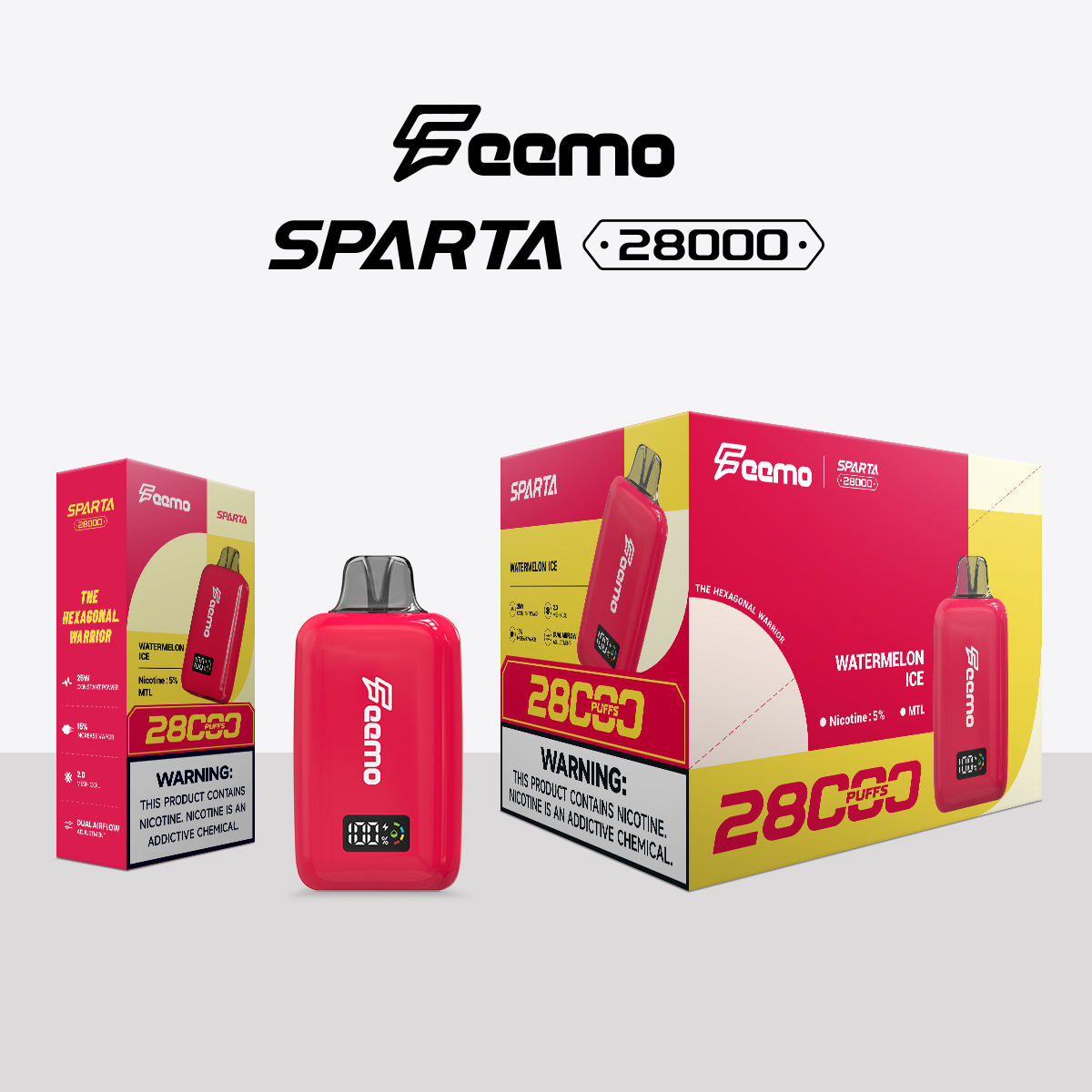 [Europe-PL01] Feemo Sparta 28000 Kit 32ml