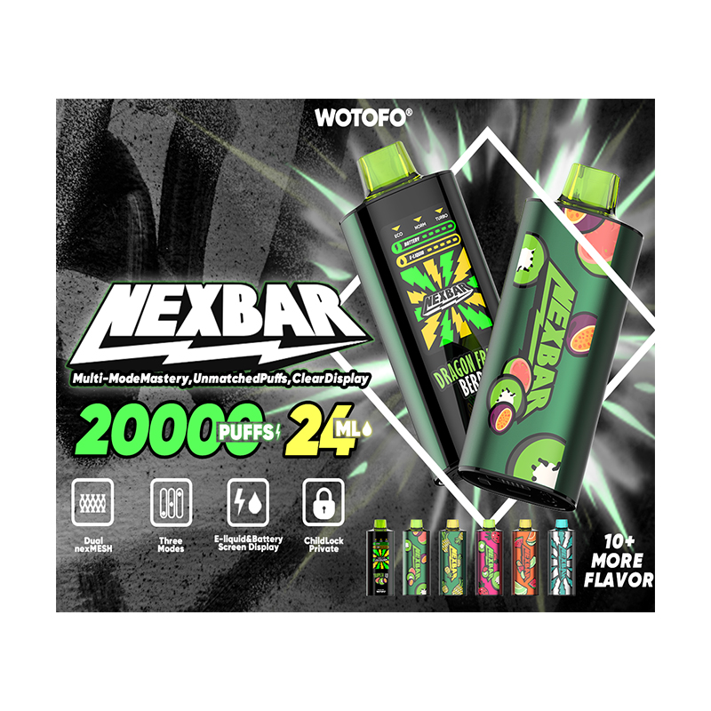 [Global-CN01] Wotofo nexBar 20K 20000 Kit 24ml