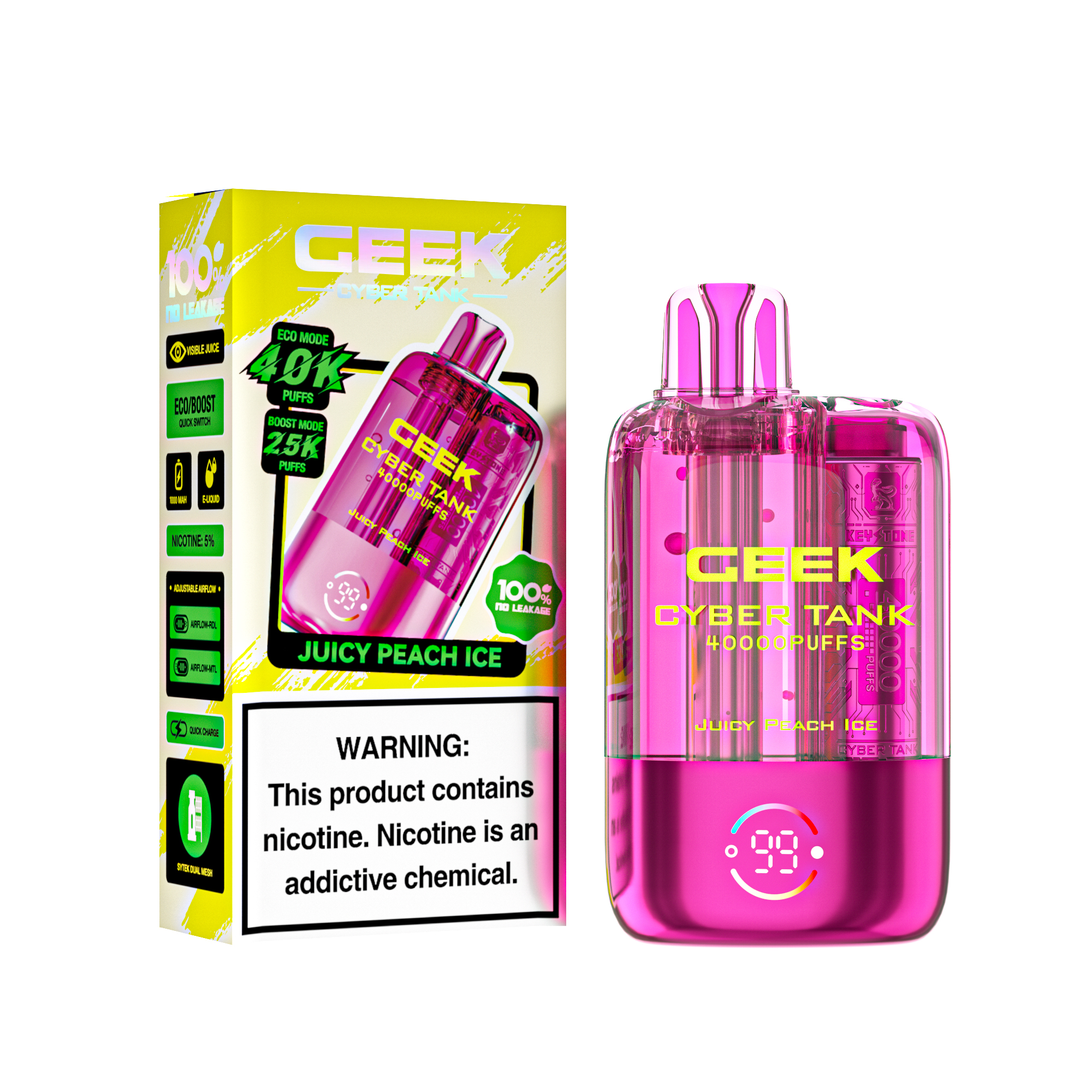 [Europe-PL01] KEYSTONE Geek Cyber Tank 40000 Kit 20ml