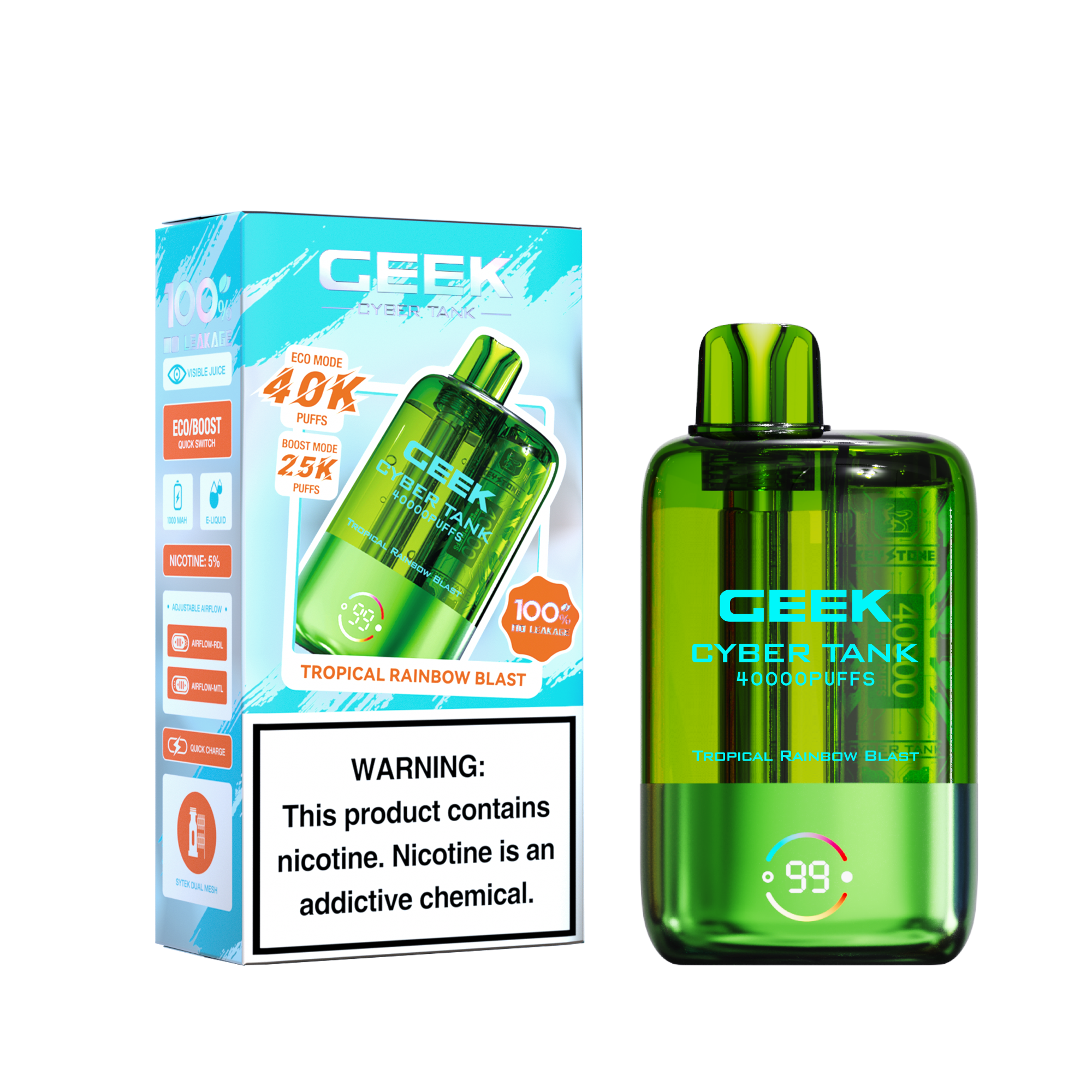 [Europe-PL01] KEYSTONE Geek Cyber Tank 40000 Kit 20ml